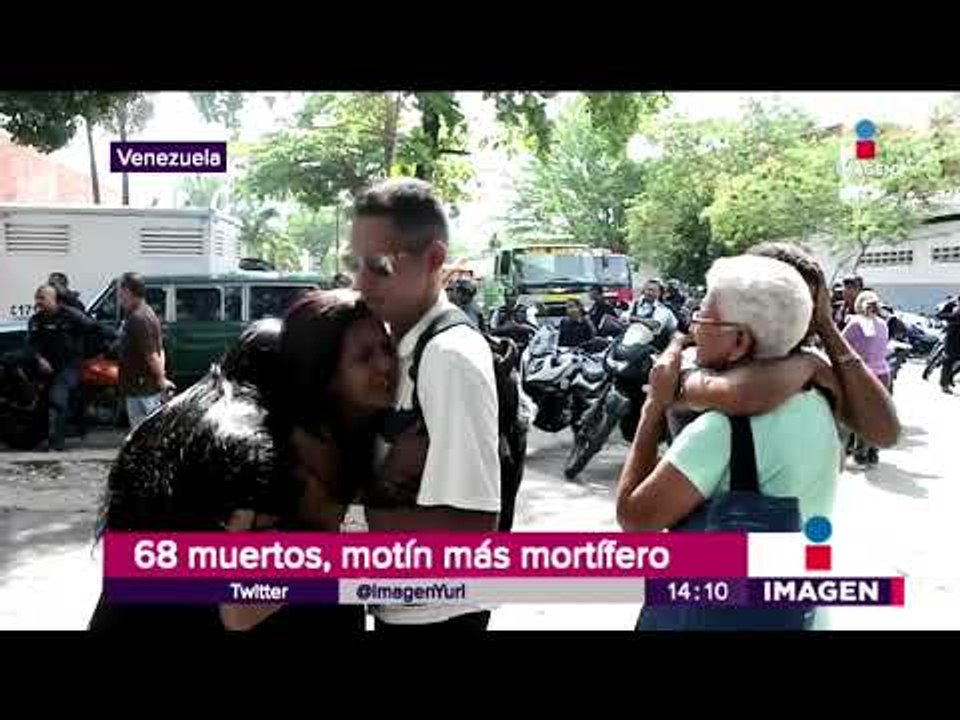 Motín en Venezuela, 68 muertos | Noticias con Yuriria Sierra