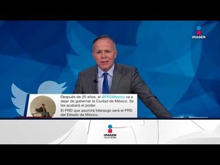 Aristóteles Núñez escribió "Después de 20 años, el PRD va a dejar de gobernar la CDMX"