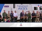 Trump fue a supervisar el muro entre México-Estados Unidos | Noticias con Yuriria Sierra