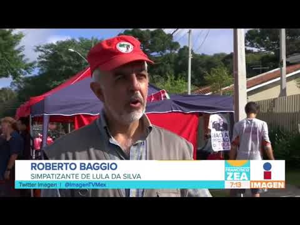 Campamento para liberar a Lula Da Silva, ex pre...