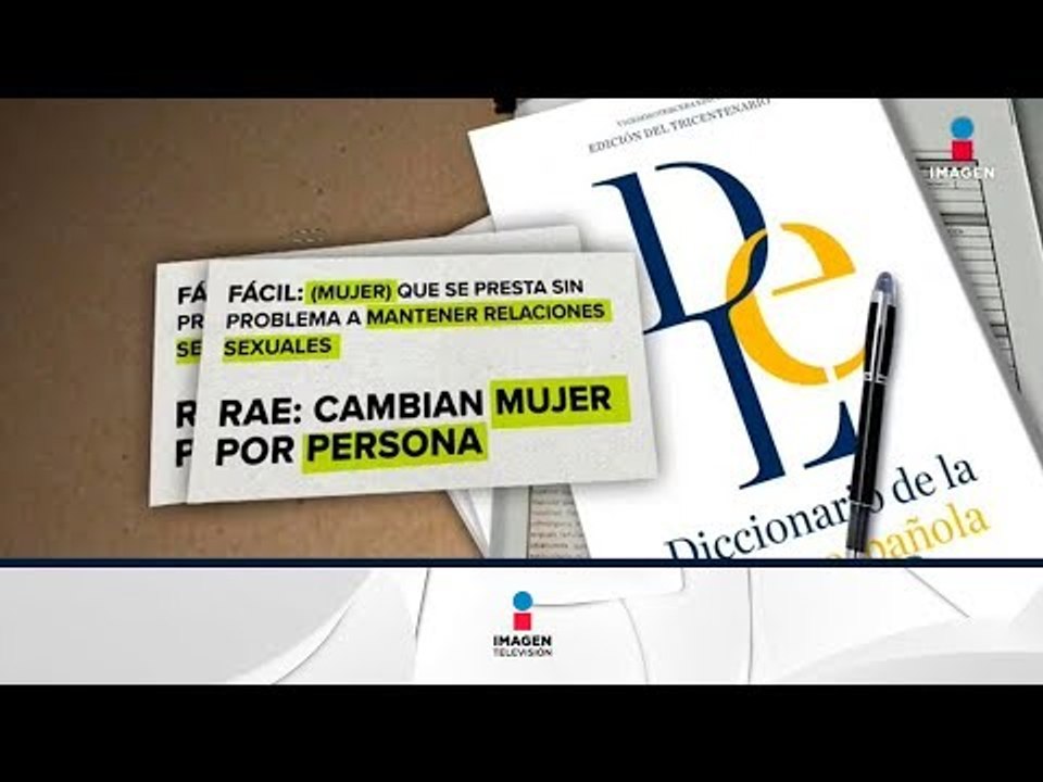 La RAE cambia la definición de 'fácil' que aludía a las mujeres | Noticias con Francisco Zea