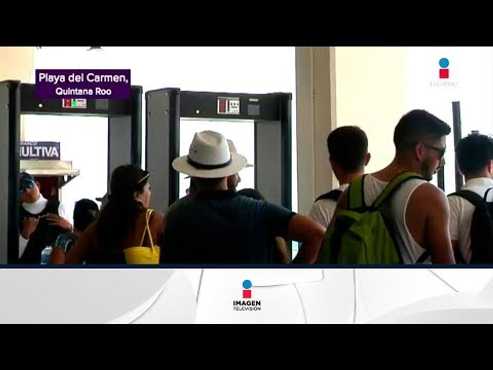 Ahora hay detectores de metales en Playa del Carmen | Noticias con Yuriria Sierra