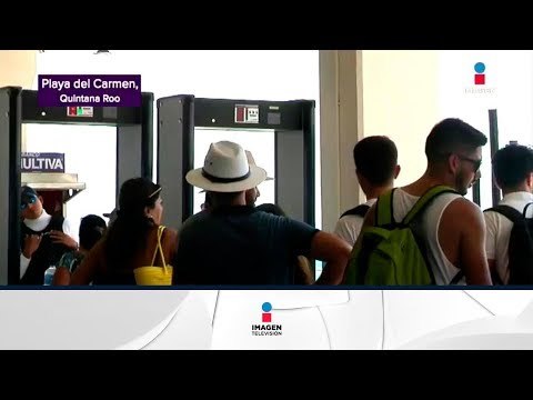 Ahora hay detectores de metales en Playa del Carmen | Noticias con Yuriria Sierra
