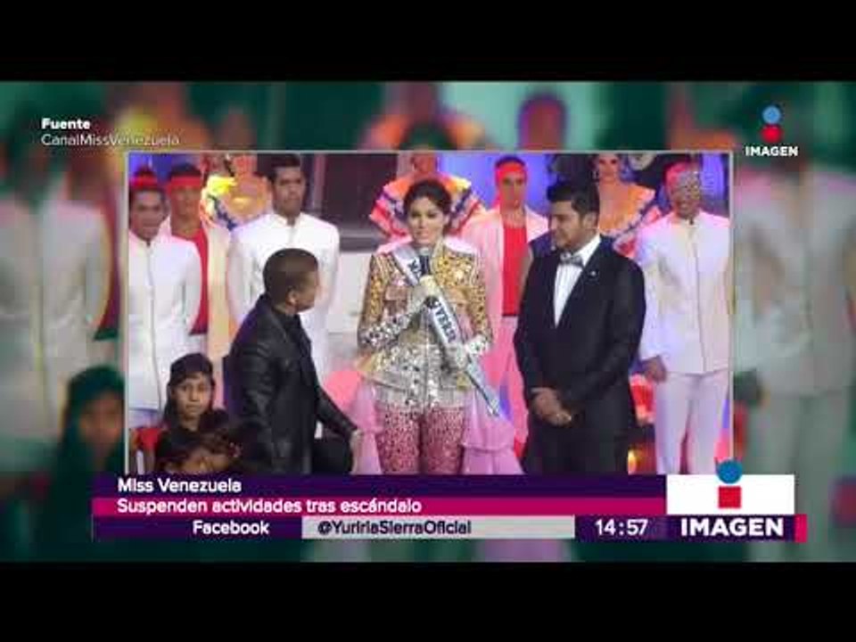 Adiós Miss Venezuela | Noticias con Yuriria Sierra