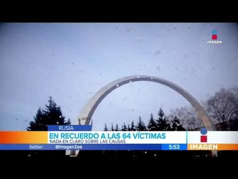 Recuerdan a víctimas de Kémerovo lanzando cientos de globos blancos | Noticias con Francisco Zea