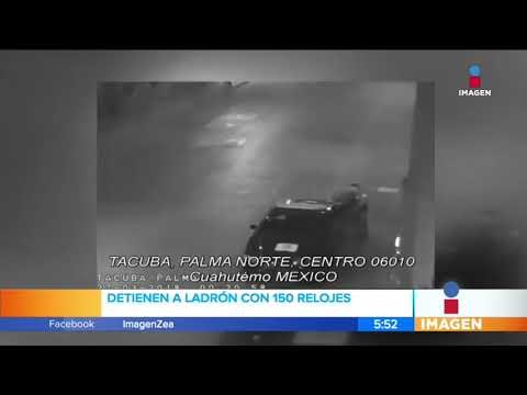 ¡Atrapan a ladrón con 150 relojes en la CDMX! | Noticias con Francisco Zea