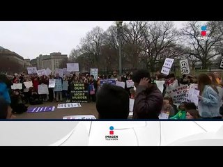 Crece la protesta por control de armas en EU | Noticias con Francisco Zea