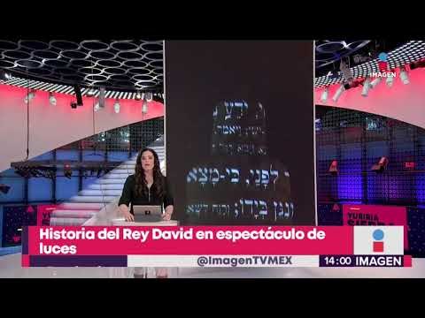 ¡Espectáculo de luces y sombras del Rey David! | Noticias con Yuriria Sierra