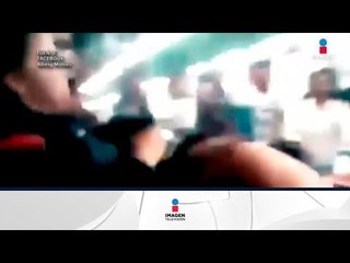 Policía y pasajero del Metro se agarran a golpes | Noticias con Francisco Zea