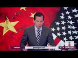 China comienza la guerra de aranceles contra E.U.A. | Noticias con Yuriria Sierra
