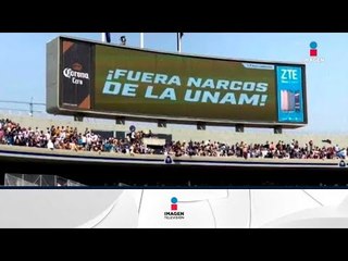 Jugadores de Pumas se negaron a saltar a la cancha con la leyenda “¡Fuera narcos de la UNAM!"