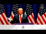 Trump celebra pero detiene construcción del muro | Noticias con Yuriria Sierra
