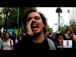 Miles de jóvenes marcharon por el asesinato de los tres estudiantes de cine