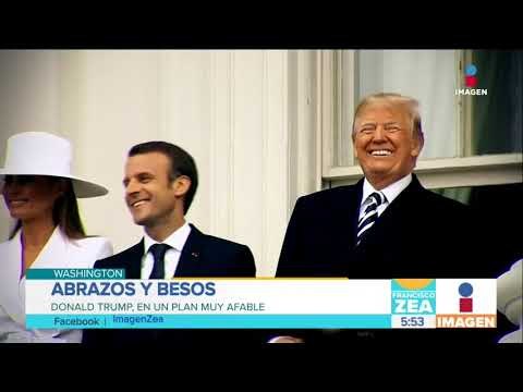 Macron y Trump exhiben su amistad en Washington | Noticias con Francisco Zea