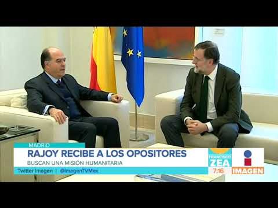Mariano Rajoy, presidente de España, recibe a opositores de Nicolás Maduro | Noticias con Zea