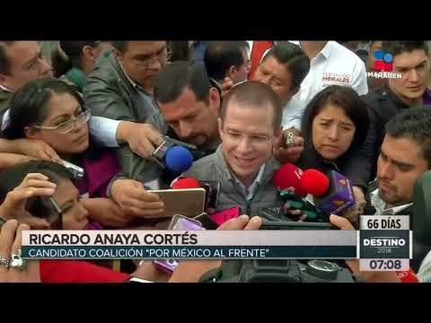 AMLO tiene miedo de ser exhibido en sus mentiras : Anaya | Noticias con Francisco Zea