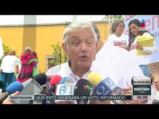 AMLO asegura estar mejor después del debate | Noticias con Yuriria Sierra