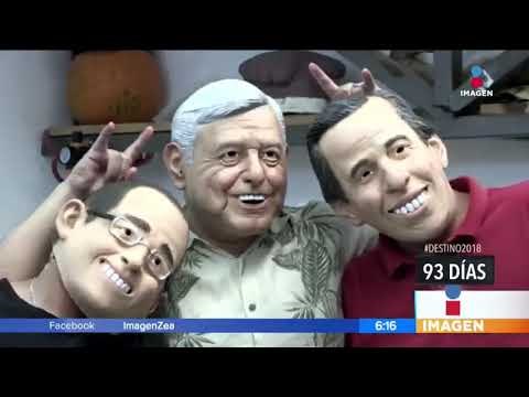 Máscaras de los políticos mexicanos causan furor | Noticias con Francisco Zea