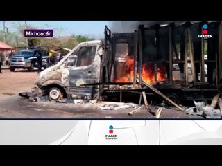 Video herunterladen: Suspenden viajes de autobuses en Michoacán por bloqueos | Noticias con Yuriria Sierra