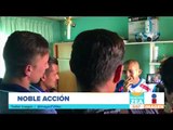 Jugadores del Puebla visitan a aficionado con cáncer | Noticias con Francisco Zea