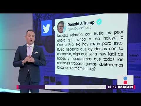 La relación entre E.U. y Rusia está peor que nunca Donald Trump | Noticias con Yuriria Sierra
