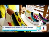 ¡El tradicional sarape de Saltillo de Saltillo en zapatos | Noticias con Francisco Zea