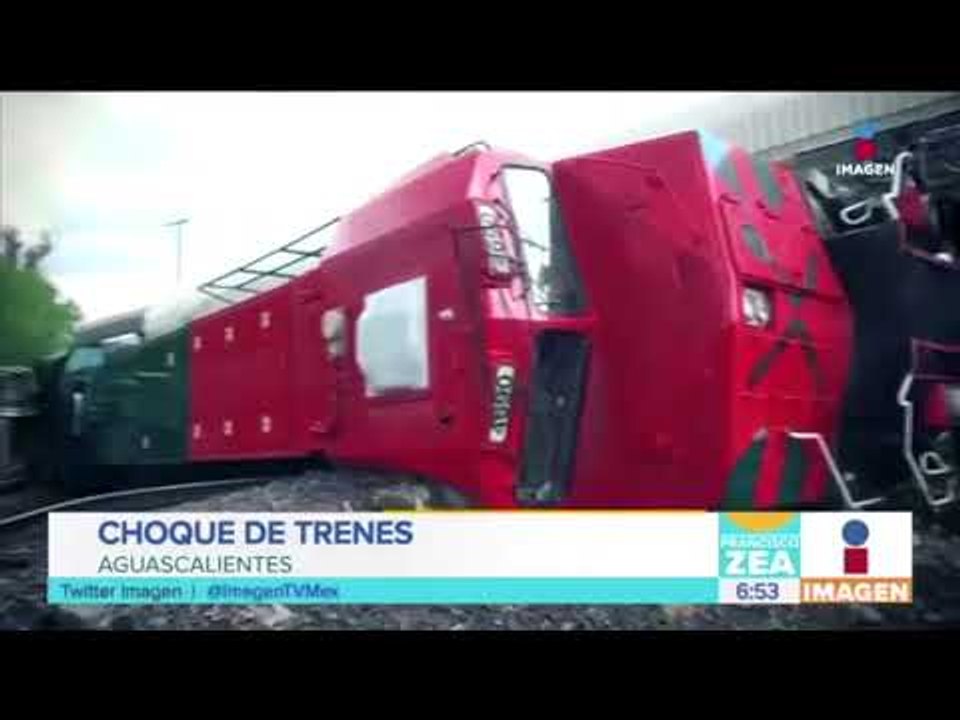 ¡Chocan trenes en México! | Noticias con Francisco Zea