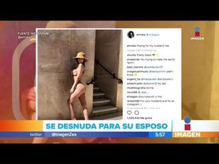 Emily Ratajkowski se desnuda para su esposo | Noticias con Francisco Zea
