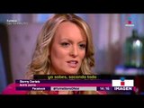 Actriz porno dijo que fue amenazada por Donald Trump | Noticias con Yuriria Sierra