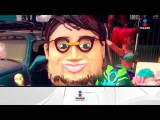 ¡Ya crearon la piñata de Guillermo del Toro! | Noticias con Yuriria Sierra