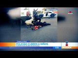 Policías cubren a dos niños durante balacera en Reynosa | Noticias con Francisco Zea