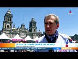 Scouts invaden el Zócalo y crean la flor de lis más grande del mundo | Noticias con Francisco Zea