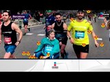 Ayuda a su mamá con esclerosis al participar en una carrera | Noticias con Yuriria Sierra