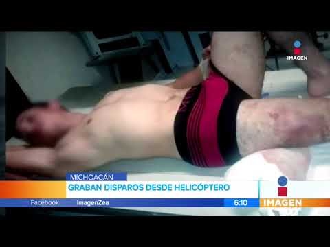 Pobladores de Tepalcatepec graban disparos desde un helicóptero | Noticias con Francisco Zea