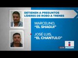 Son detenidos dos presuntos delincuentes que asaltaban trenes en Puebla