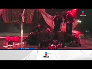 Tragedia en el Cirque du soleil, acróbata cae y muere | Noticias con Francisco Zea