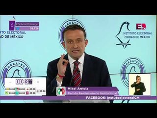 Mikel Arriola sobre el desarrollo social | Segundo Debate CDMX 2018
