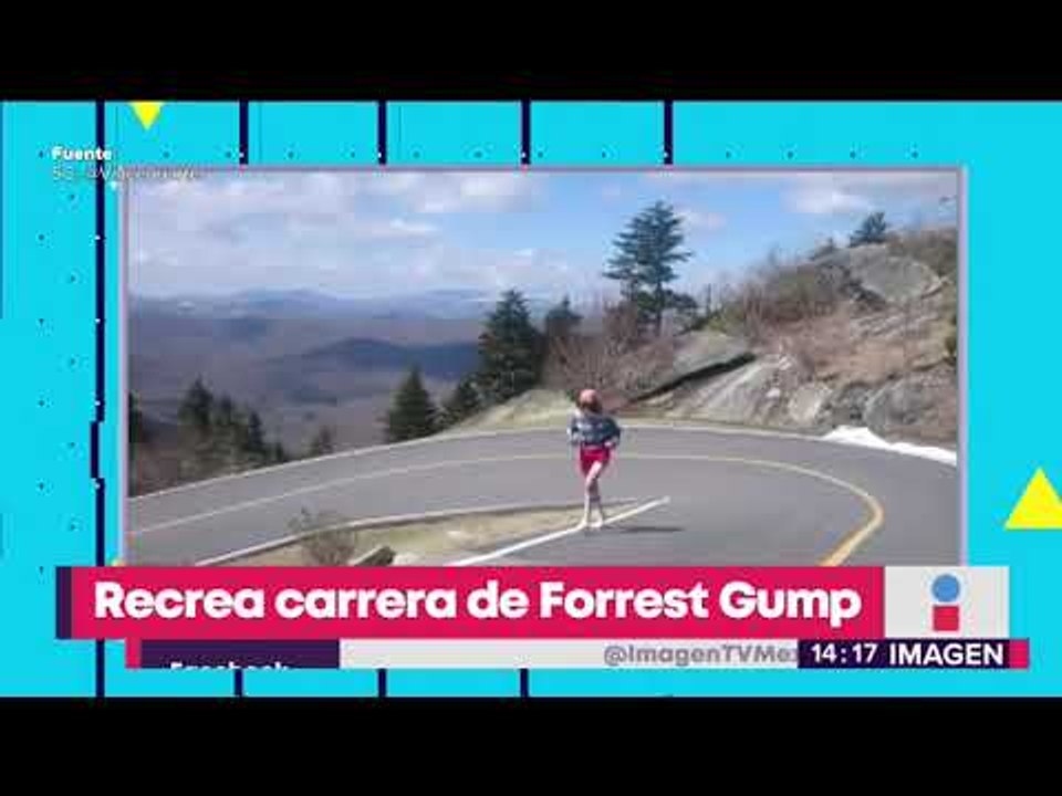 Un hombre copia la rutina de vida de Forrest Gump | Noticias con Yuriria Sierra