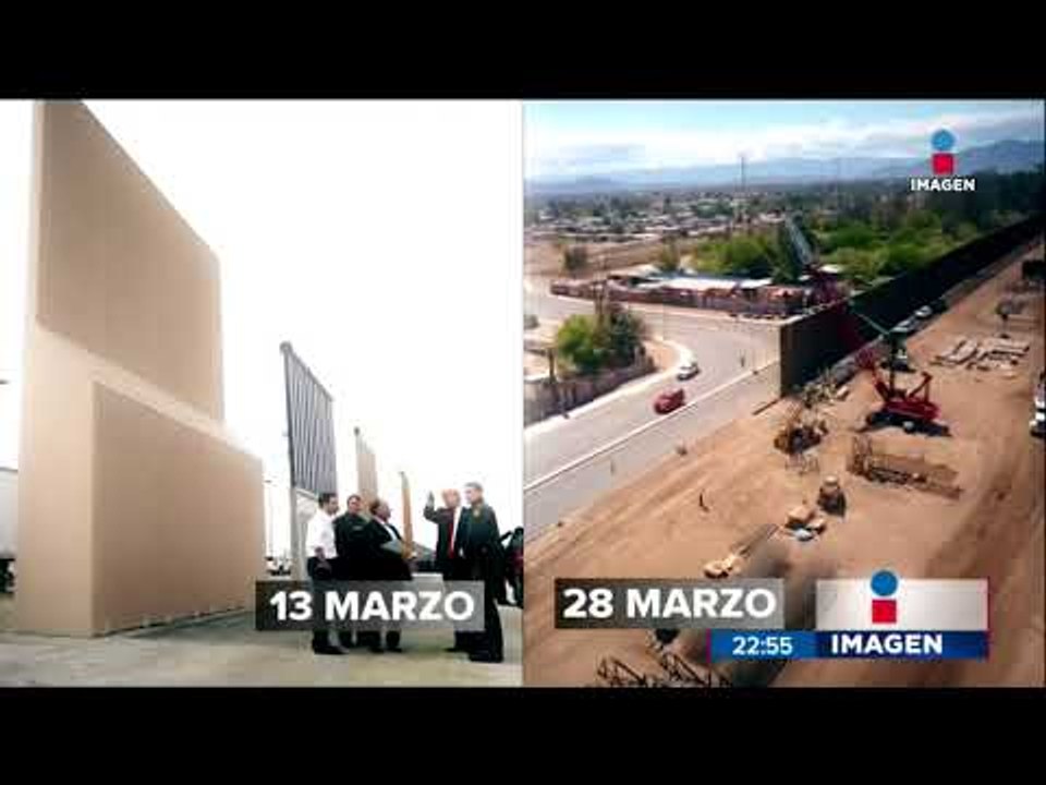 Donald Trump asegura que ya empezó la construcción del muro fronterizo