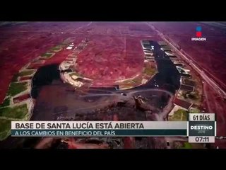 ¿Puede usarse la base de Santa Lucía como aeropuerto como dice AMLO?