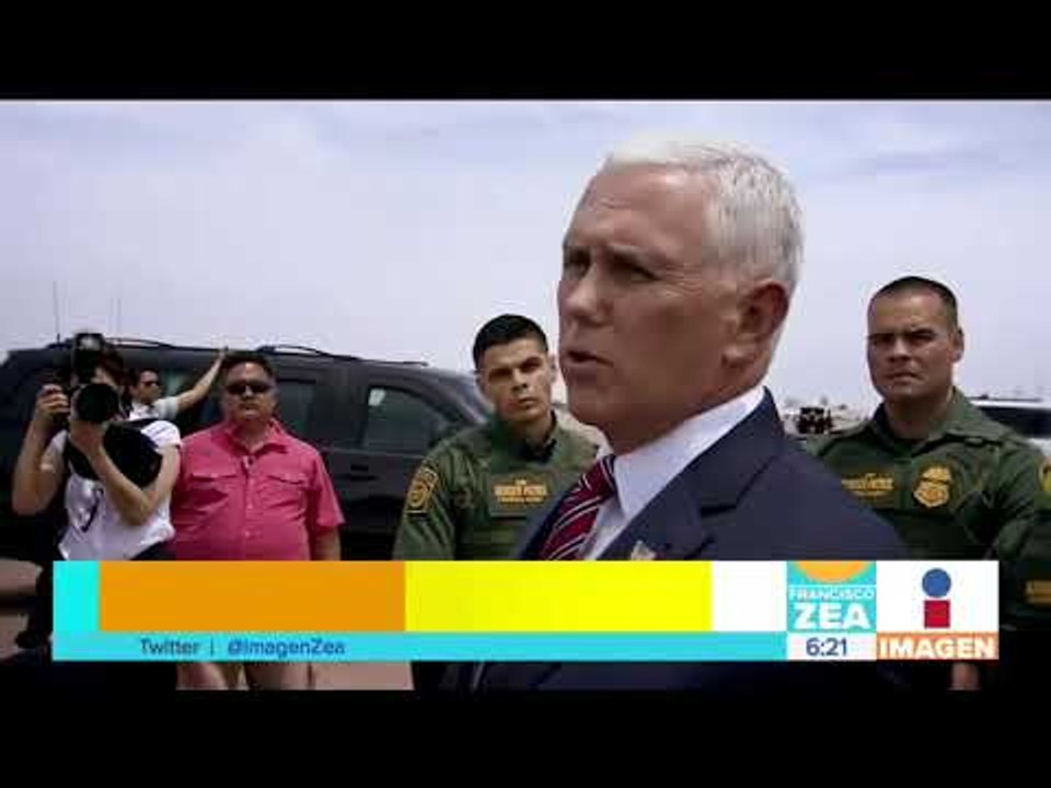 Qué dice el vicepresidente de Estados Unidos sobre el Muro de Trump | Noticias con Zea