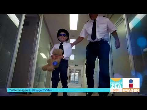 ¡Niño cumple su sueño de ser piloto! | Noticias con Francisco Zea