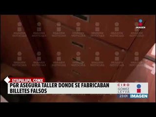 Descargar video: Desmantelan un taller de billetes falsos en Iztapalapa | Noticias con Ciro Gómez Leyva