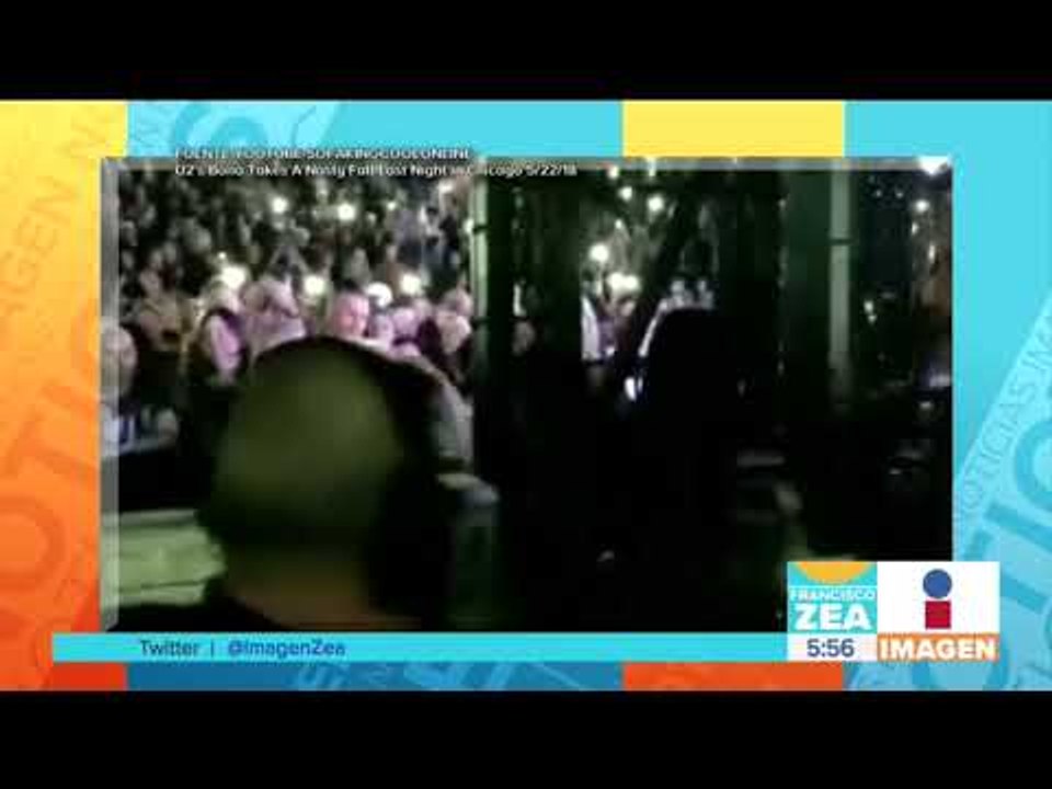 Así fue la caída que sufrió Bono durante un concierto | Noticias con Francisco Zea