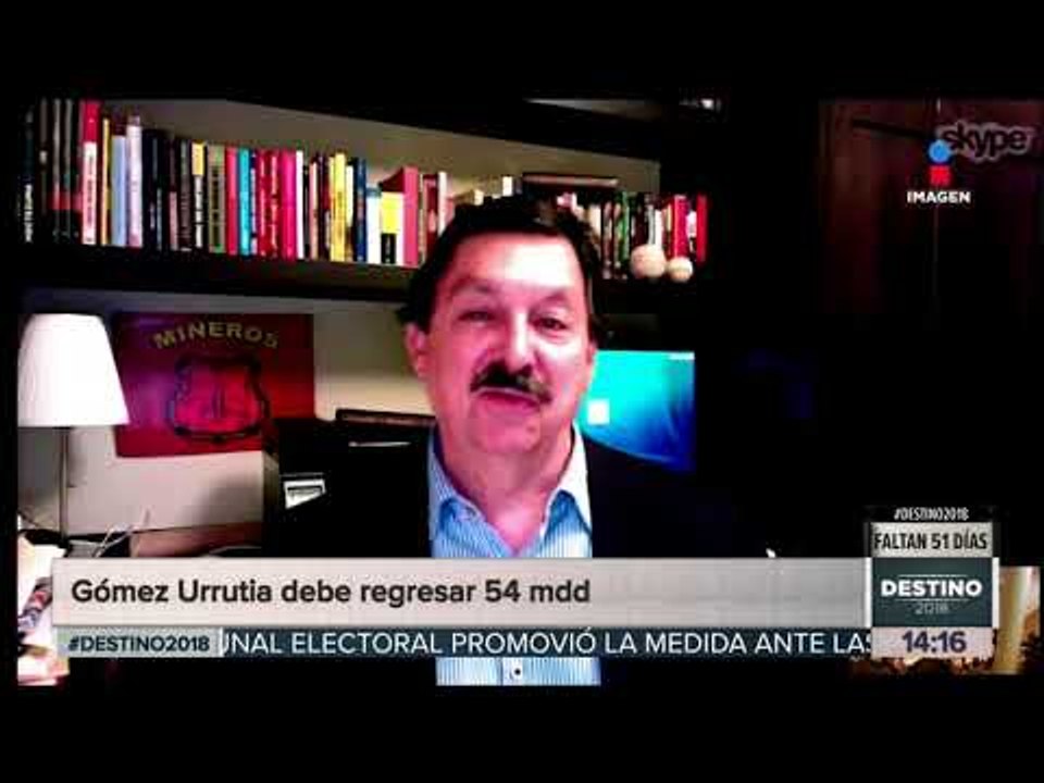 Gómez Urrutia "Napito" debe regresar 54 mdd | Noticias con Yuriria Sierra