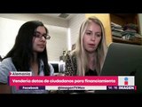 Venderían datos de ciudadanos para financiamiento | Noticias con Yuriria Sierra