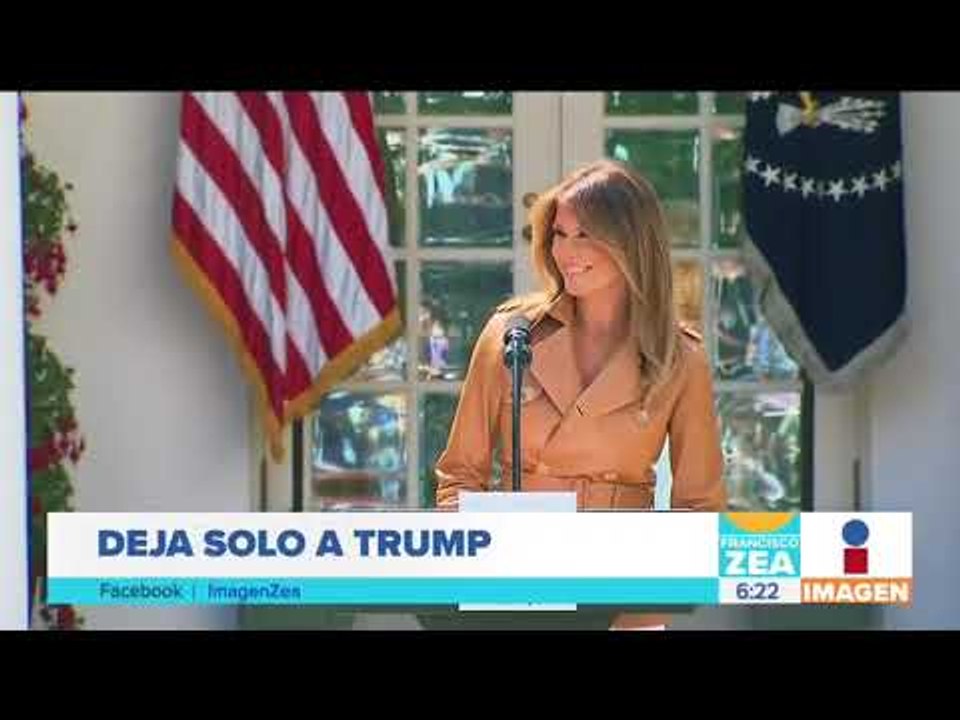 ¿Problemas maritales? Melania deja solo a Donald Trump este mes | Noticias con Paco Zea