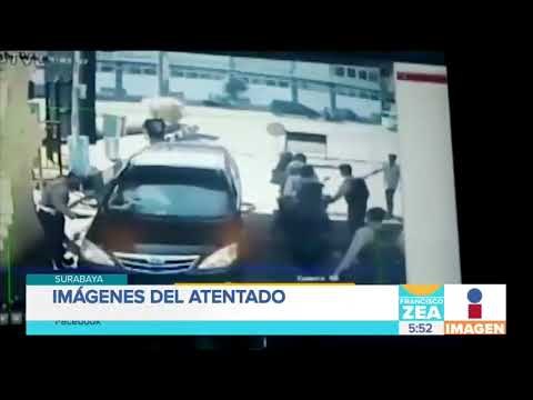 ¡Impactantes imágenes de un atentado en Indonesia | Noticias con Francisco Zea