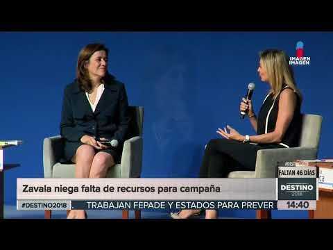 Margarita Zavala niega que le falten recursos para su campaña | Noticias con Yuriria Sierra