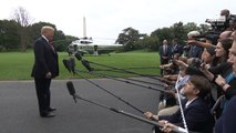 President Trump Delivers a Statement Upon Departure